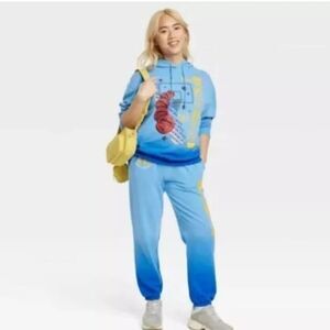 🆕👕NBA Golden State Warriors Oversized Graphic Hoodie